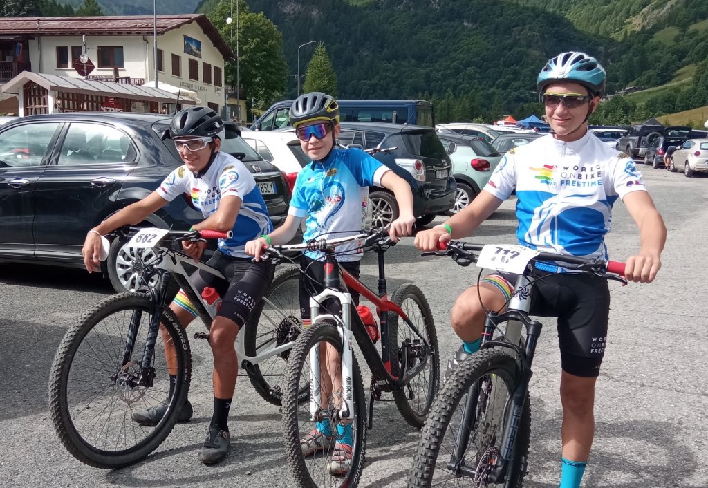 World on Bike Free Time, Bonelli e Cardillo a Prali