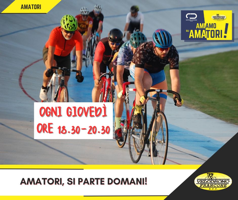 Amatori, si parte!