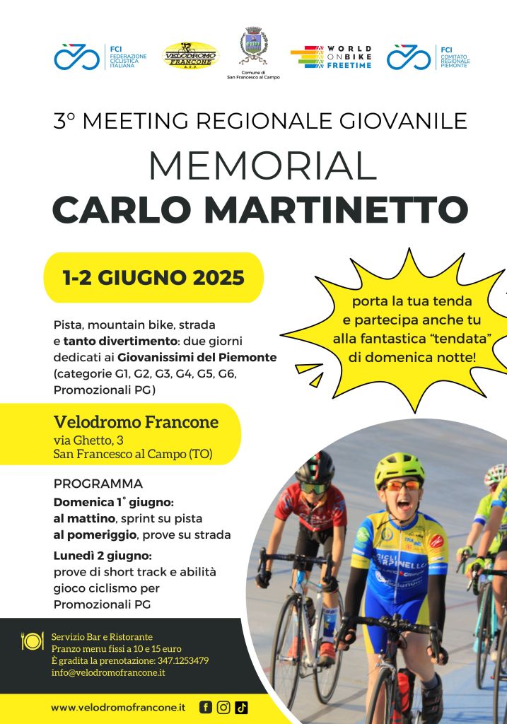 Meeting Regionale Giovanile “Memorial Carlo Martinetto”